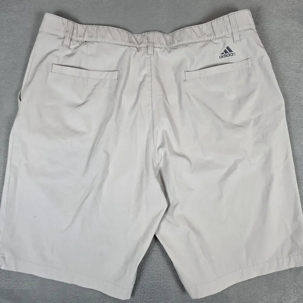 Adidas Golf Ultimate365 Men's Gray Golf Shorts Size 38 Stretch Performance Flat